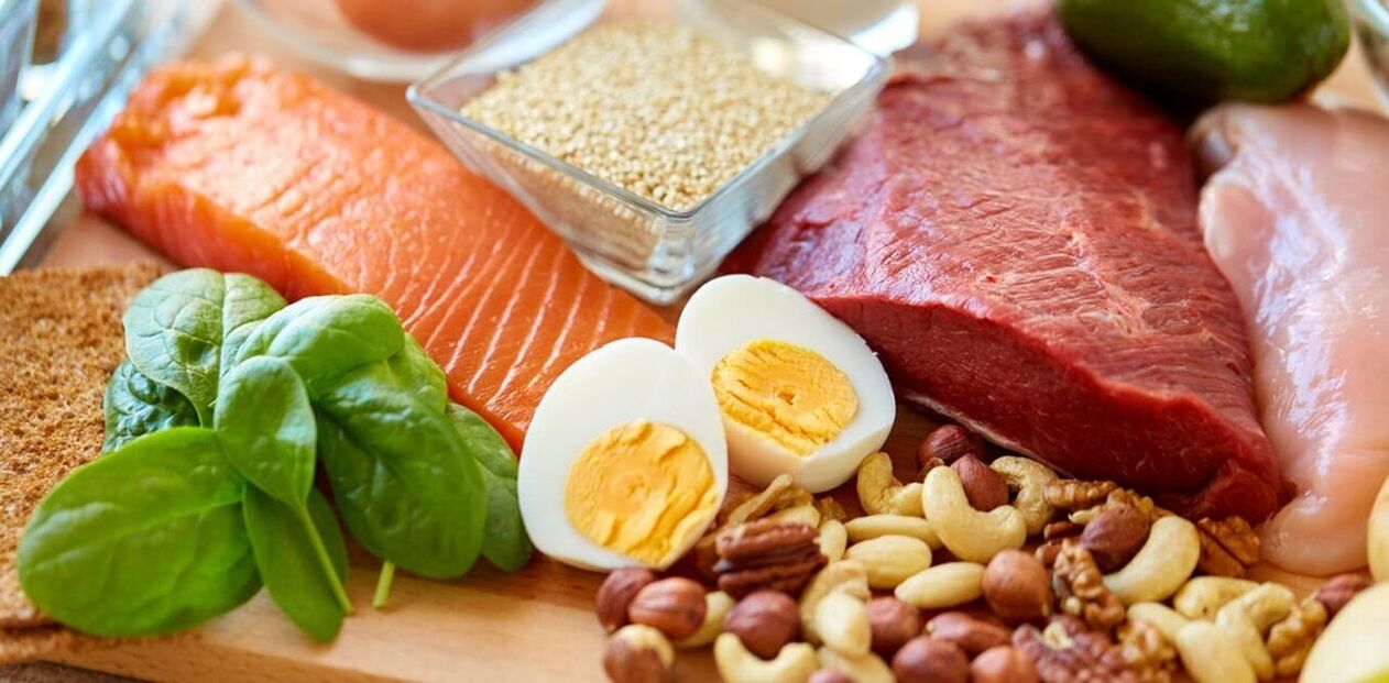 Foods allowed on a protein diet